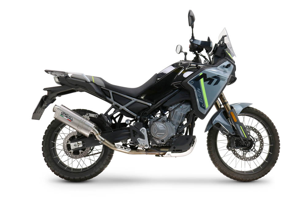Escape GPR Dune Triovale Titanio CF MOTO 450 MT