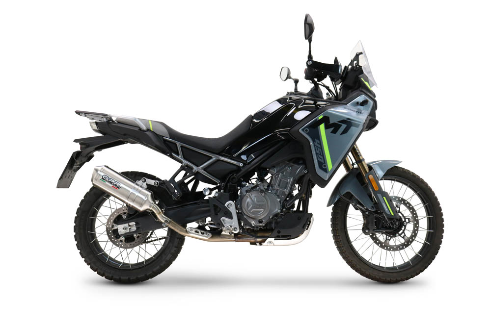 Escape GPR Satinox homologado CF Moto 450 MT 24-25