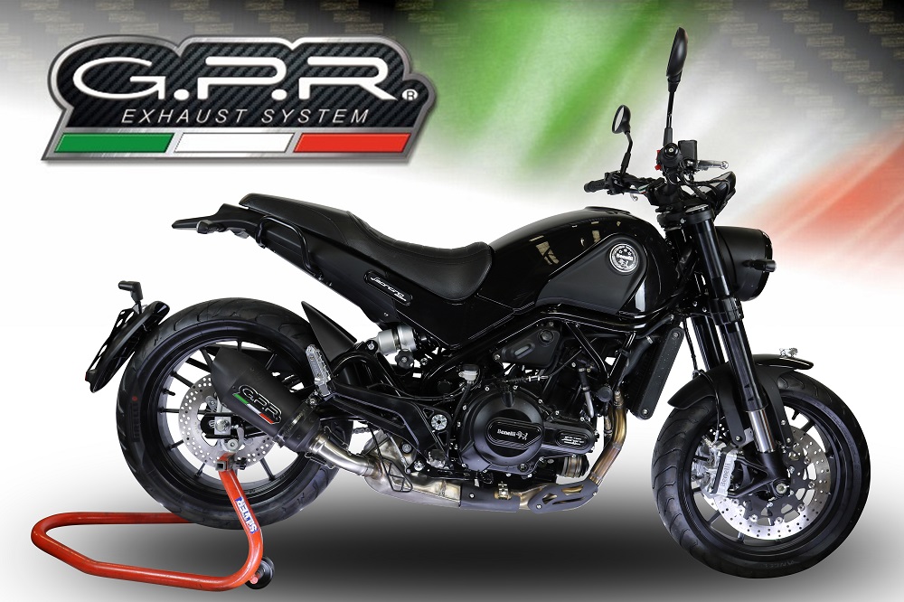 Escape GPR GP Evo Black Titanium Benelli Leoncino 500 Â· 4