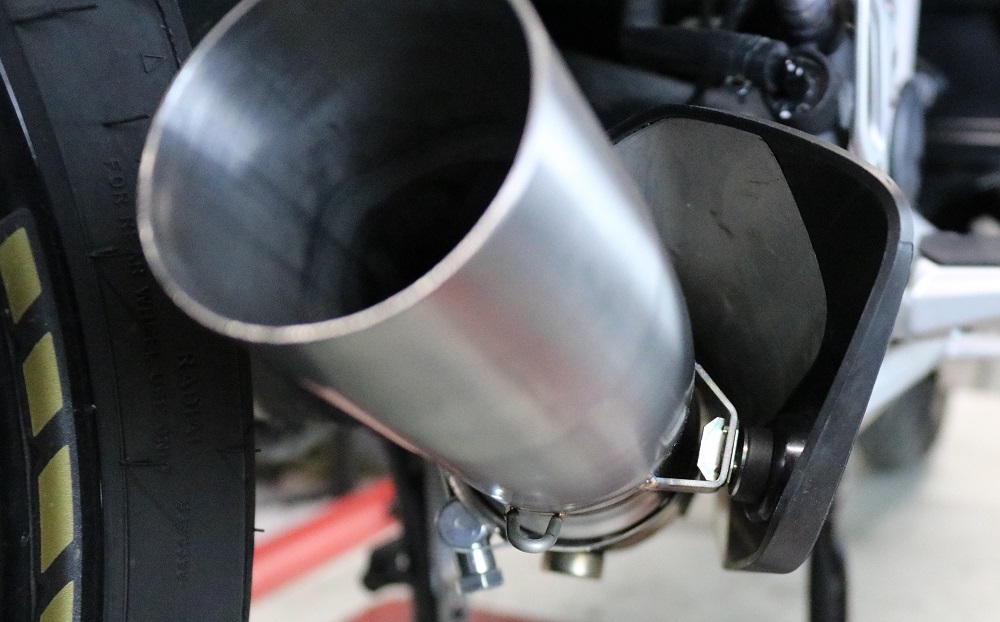 Escape homologado GPR Dual Inox BMW R 1250 R/RS 2019-2020 Â· 4