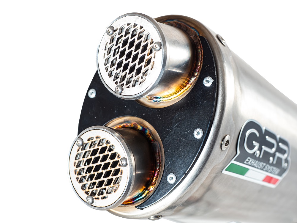 Escape GPR Dual Titanium CF Moto 800 MT Sport 2022-2024 Â· 2