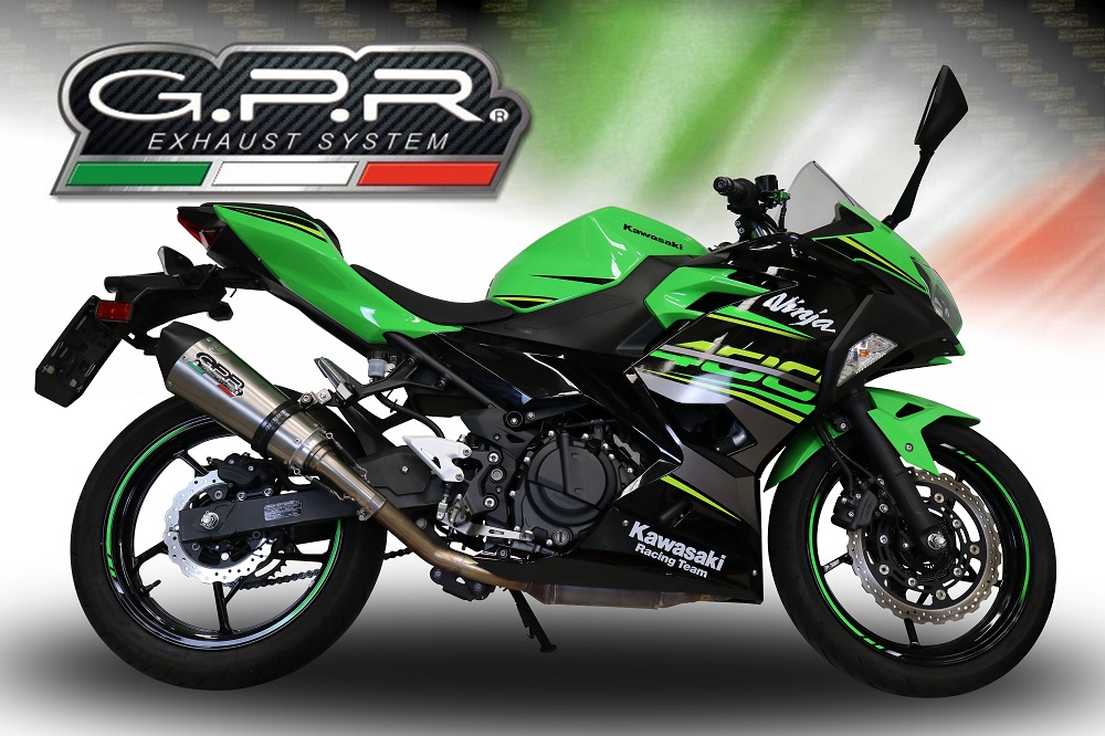 Escape GPR New Grand Prix Evo Titanium Kawasaki Ninja 400 Â· 4