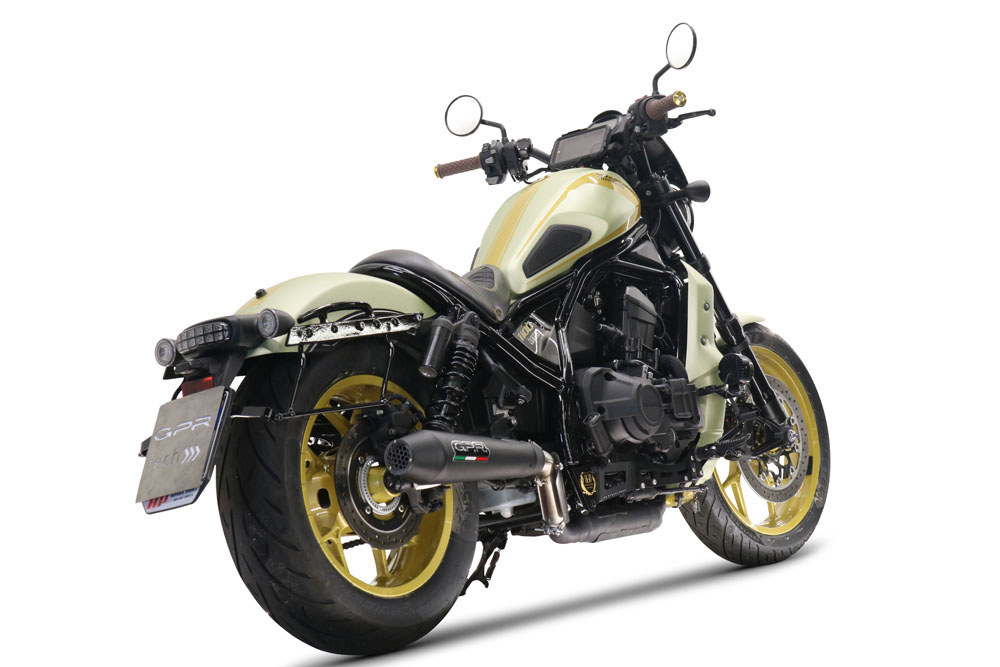 Escape GPR Ultracone Nero Honda CMX 1100 Rebel 21-24 Â· 2