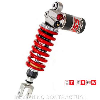 amortiguador gas con botella honda crf450
