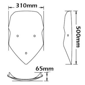 Parabrisas tipo original Ducati Multistrada 1200 2010-2013 Â· 2