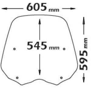 Parabrisas Honda SH 125i-150i 2005-2008 Â· 2