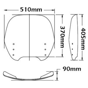 Parabrisas tipo original BMW R1150RT 2000-2006 Â· 2