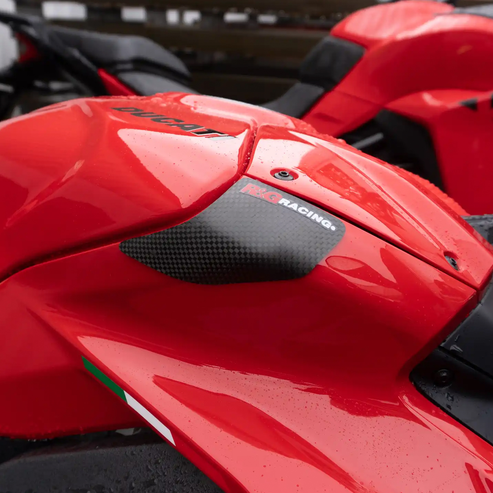 Housse Moto pour Ducati Panigale V4/ R/S/Speciale M-L Intérieur Noir-Orange