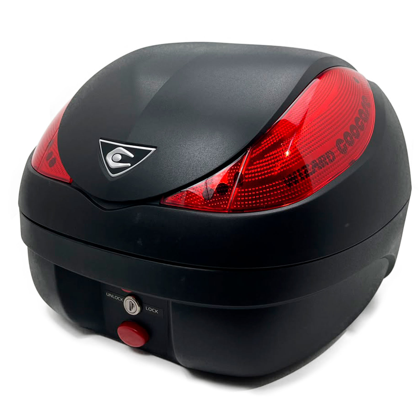 Baul Coocase V36 negro y luz roja versión basic