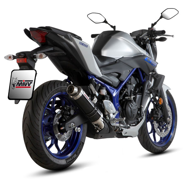 escape mivv sport gp acero negro yamaha mt-03 2016-