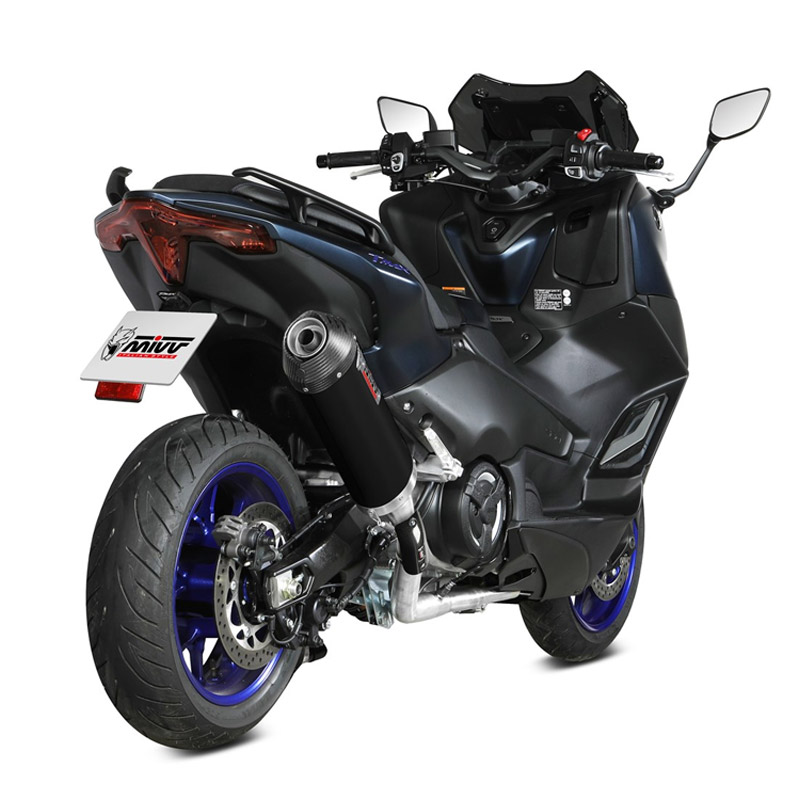 Escape completo oval negro Yamaha TMax560 22- mivv