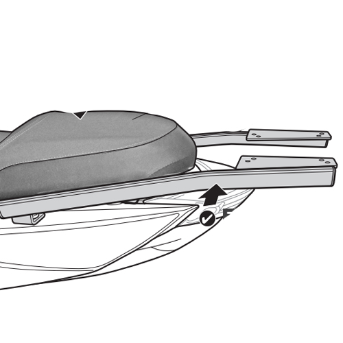 Shad YAMAHA MAJESTY 125 2014- Para instalar una maleta trasera