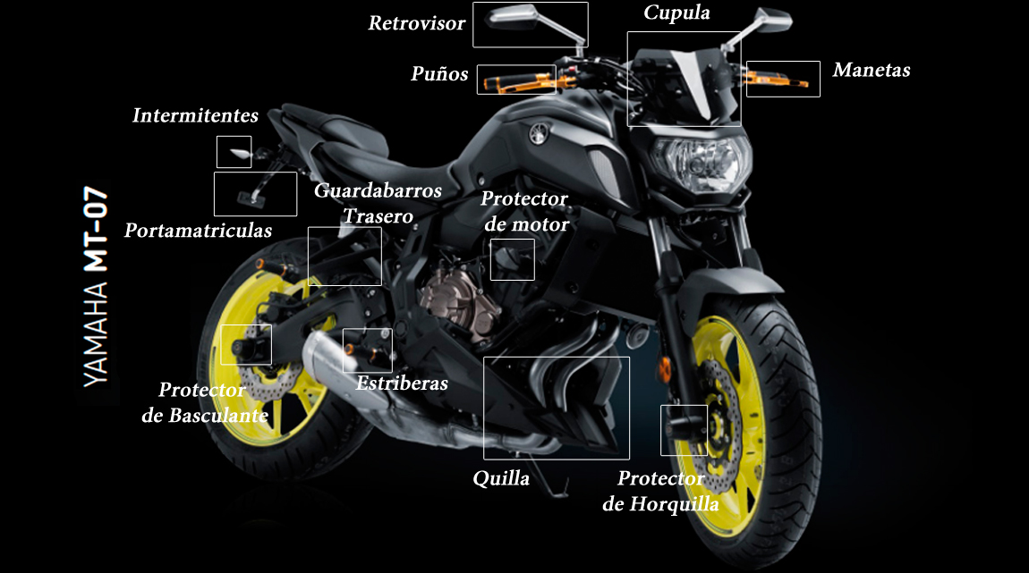 Yamaha Mt 07 2018 Equipada Con Accesorios Puig Nilmoto