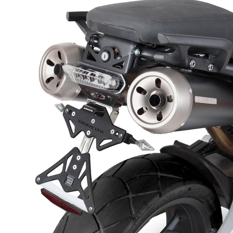 Portamatriculas reclinable barracuda yamaha mt-03 06-14
