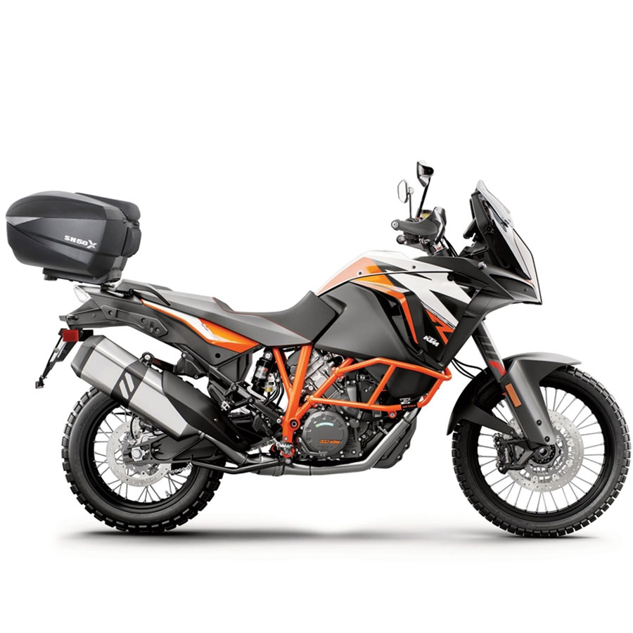 Conjunto Baul y Soportes Shad para Ktm 790 Adv 19- SH48 GRIS OSCURO