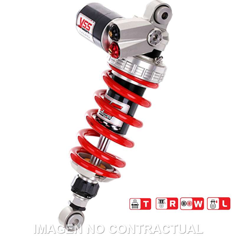 amortiguador gas con botella yamaha yzf r1