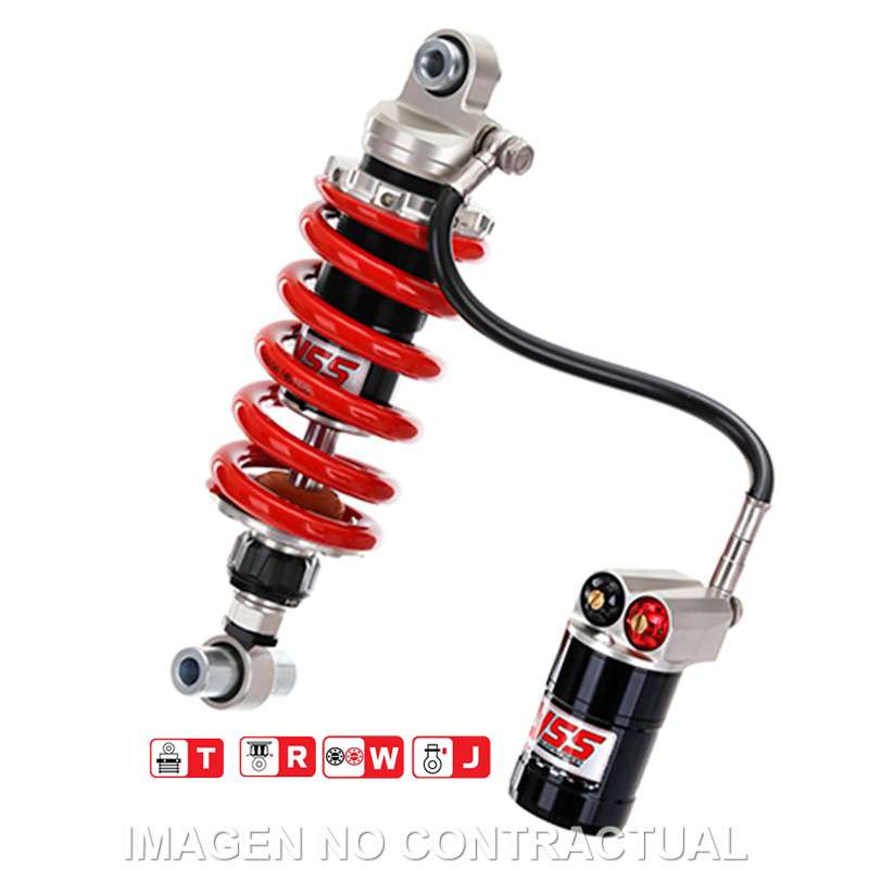 amortiguador gas con botella yamaha yzf r3
