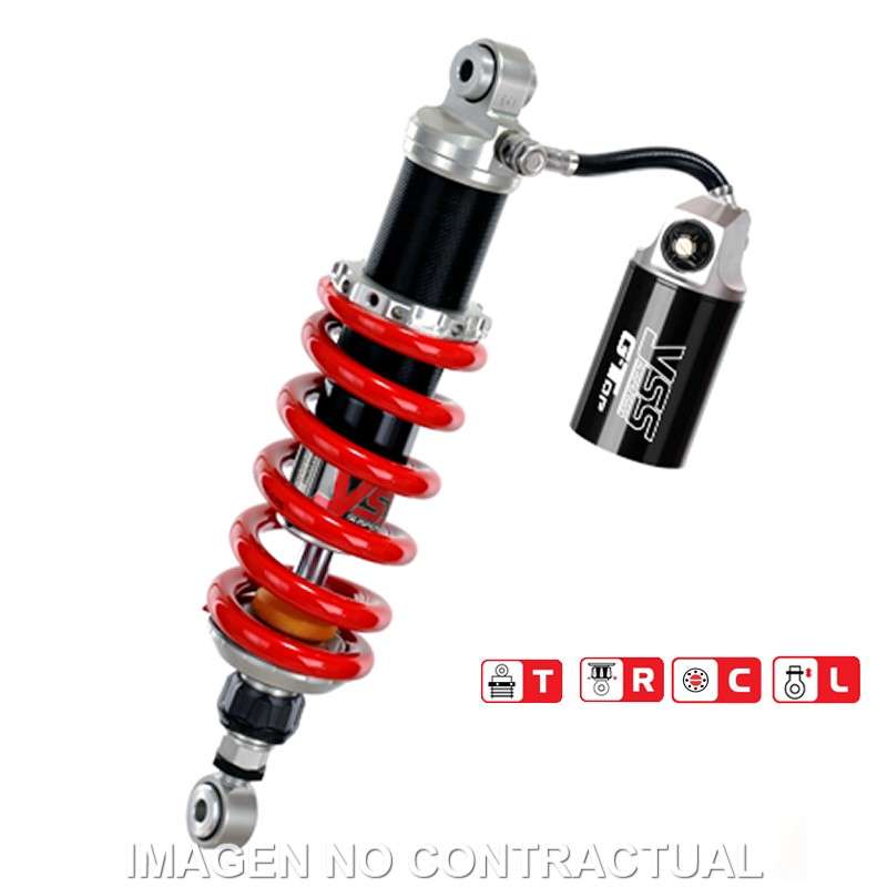 amortiguador gas con botella ktm duke 690