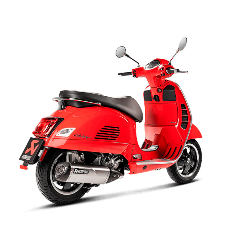 Escape Akrapovic Vespa GTS Super 125/250/300 2005-20