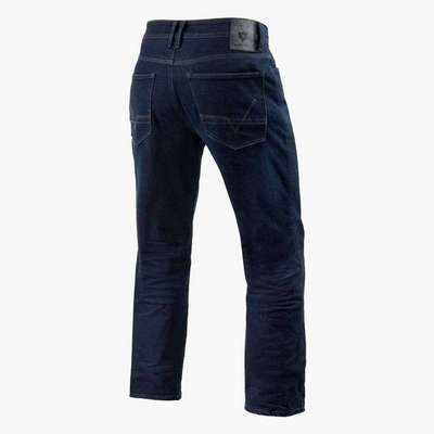vaqueros revit lombard 3 rf largo 36 azul oscuro gastado Â· 2