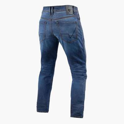 vaqueros revit reed sf fpj058 azul medio gastado largo 32 Â· 2