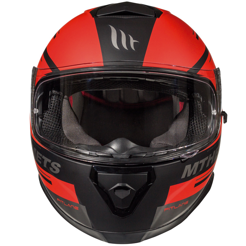 M Casco Mt Thunder 3 Pitlane C5 Rojo Mate