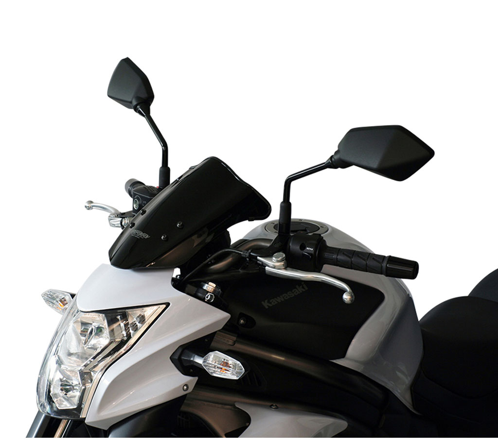 OLESED Deflector Cupula Moto Soporte Ajustable para Parabrisas de  Motocicleta para Kawasaki para ER6N para ER4N Parabrisas Motocicleta (Color  : Blanco) : : Coche y moto