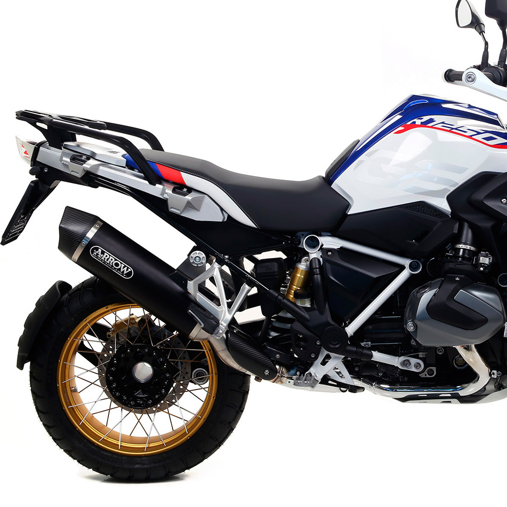 Escape aluminio negro Arrow BMW R1200GS-R1250GS | Nilmoto