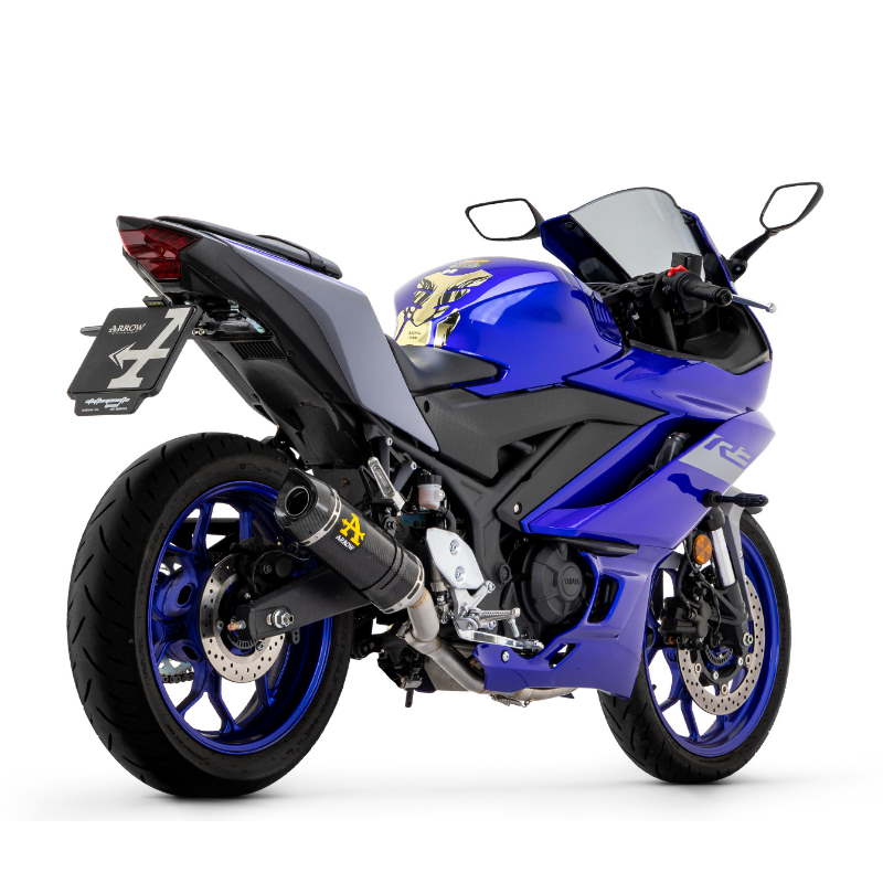 Mt 03 R3 R25 R30 Escape en carbono Arrow Yamaha MT-03, YZF R3 / R25 15- | Nilmoto
