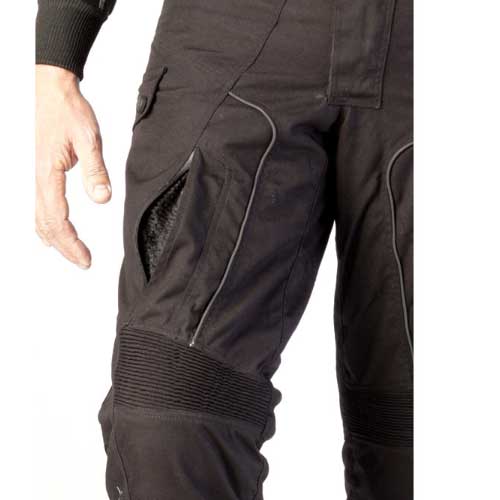 Pantalon moto invierno de rainers modelo Dallas con tirantes extraibles  Cortos | Nilmoto