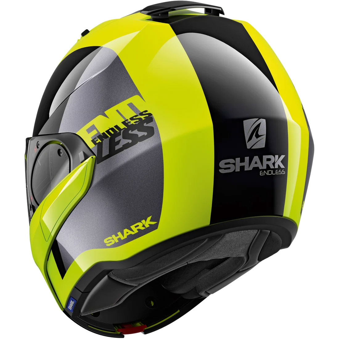 Casco Shark Evo Es Endless Amarillo negro Nilmoto