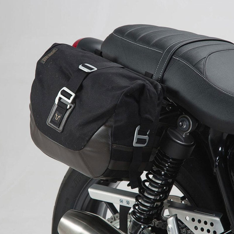 Sistema de fijacion lateral para bolsas Sw-Motech Triumph Street-Twin |  Nilmoto