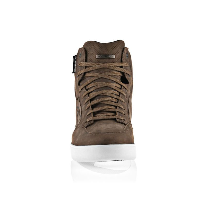 Zapatillas moto J6 impermeables marron | Nilmoto
