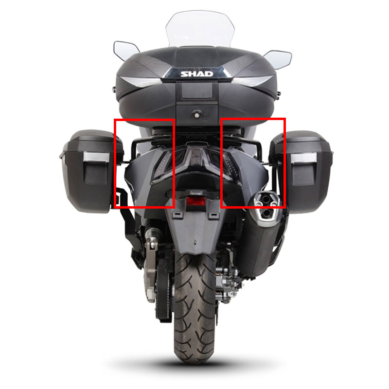 Fijacion maletas laterales Shad 3PSystem Kymco AK550 17- | Nilmoto