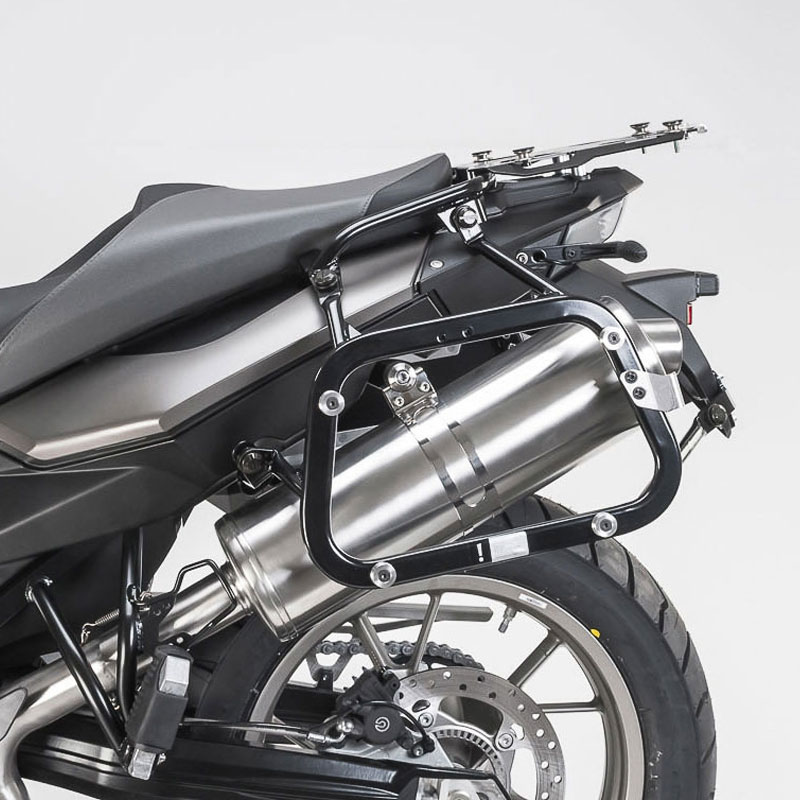 Maletas con soportes SwMotech TRAX ADV para BMW F700-800GS 12- Negras |  Nilmoto