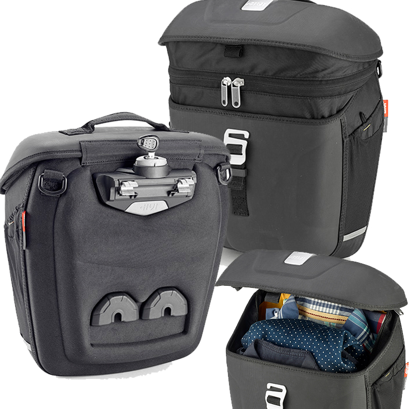 Bolsas alforjas rigida Givi capacidad de 18L linea Metro T | Nilmoto