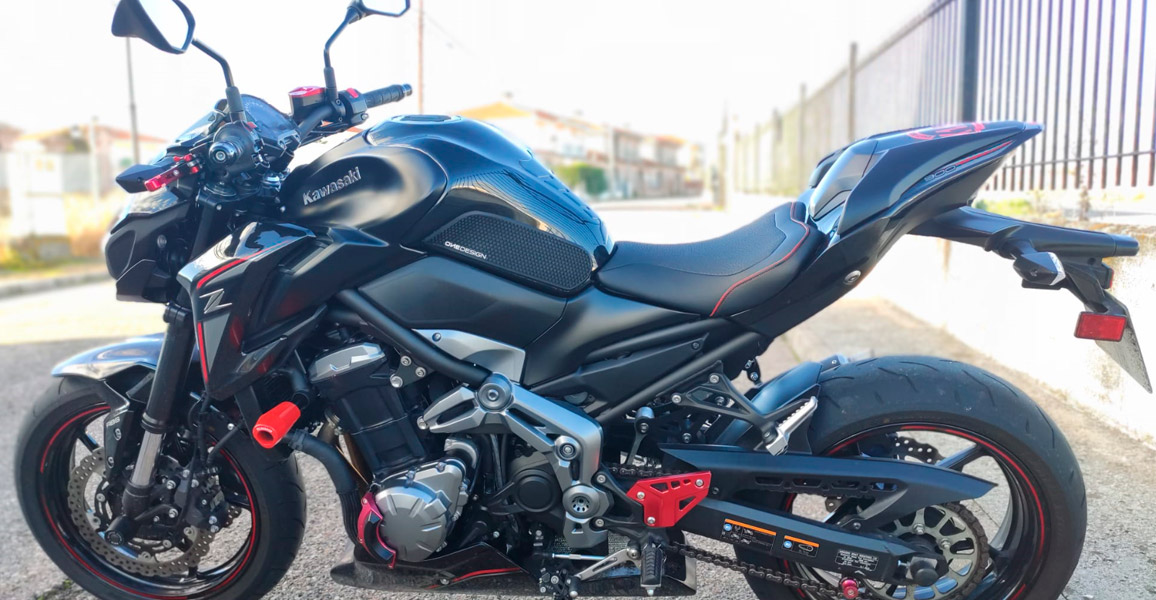Rabusion Protector de Adhesivo Antideslizante para Tanque de Aceite Kawasaki Z900 2017