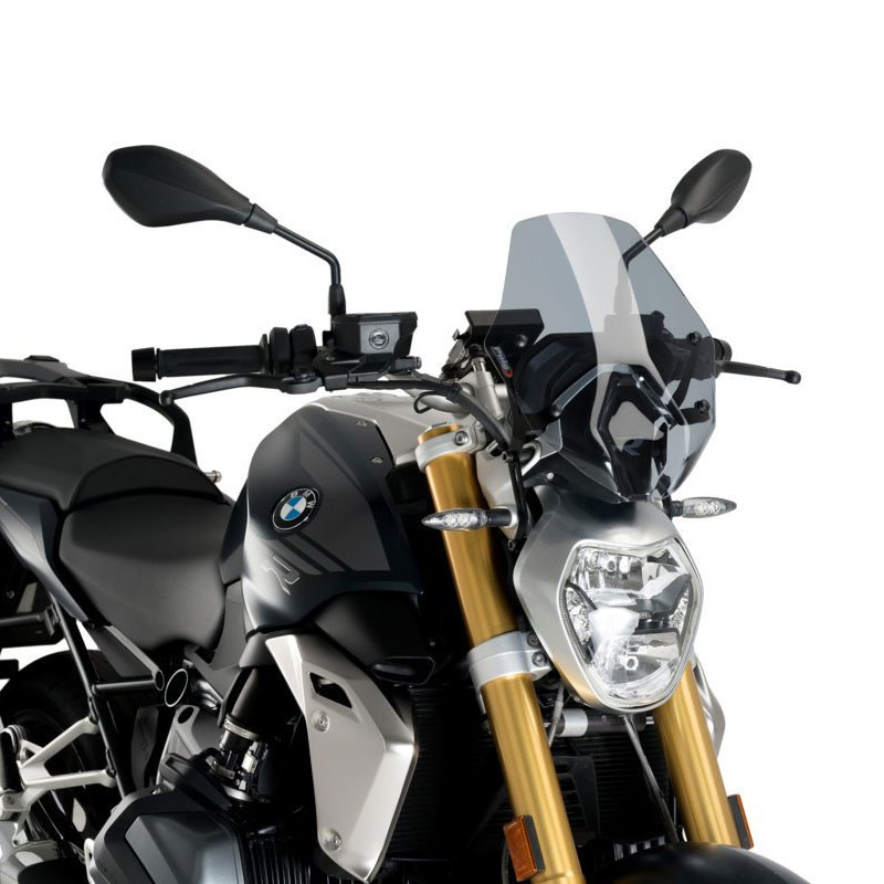 Cupula moto BMW R1250R 19- Puig con accesorio especial