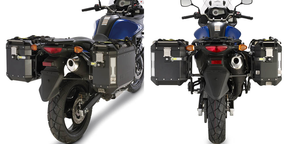 SW-MOTECH KIT DE MALETAS AERO ABS CON SOPORTES SUZUKI V-STROM 650 -  TERRITORIO TRAIL ®