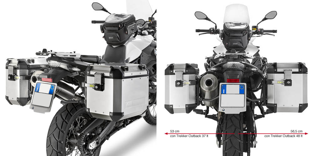 Portamaletas lateral maletas Givi BMW F650GS-F700GS-F800GS | Nilmoto