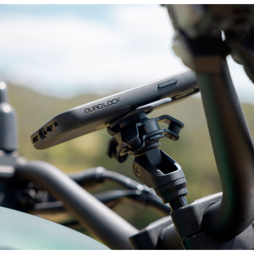 Support De Téléphone Pour Guidon Moto Quad Lock Pro Chromé - Foto 11