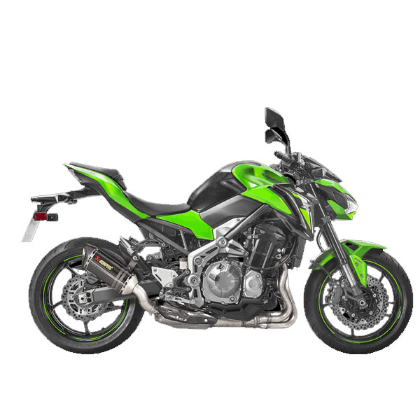 Protector De Dep/òsito rojo//efecto carbonoShark compatible para Kawasaki Z900