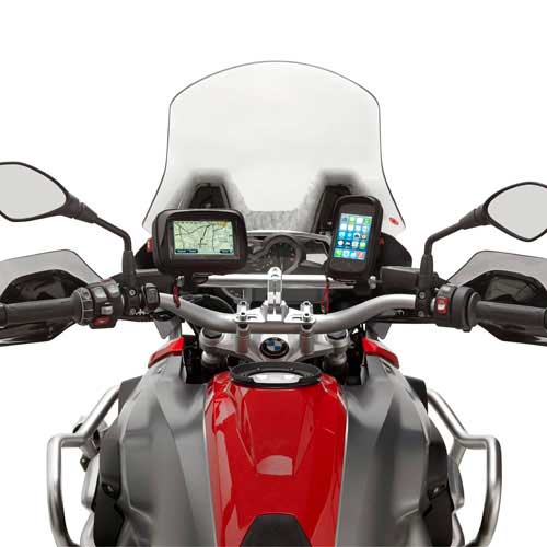 ID Barra De Moto-Montaje Soporte para teléfono móvil 168x92x25mm grande 