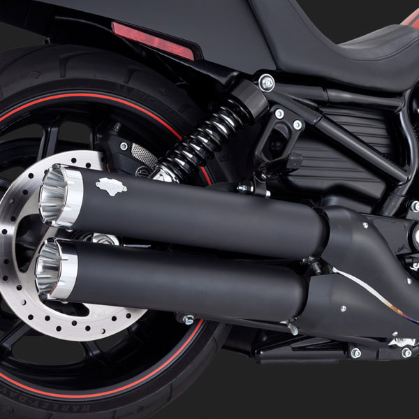Escapes Vance Hines Harley Davidson V-Rod 06- negro | Nilmoto